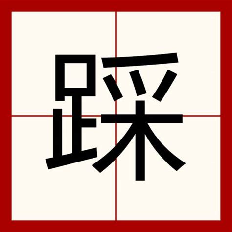 踩了|踩（汉语文字）